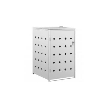 Magazie pentru o pubela, otel inoxidabil, 240 l