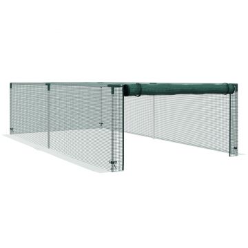 Outsunny Seră de grădină seră pentru roșii cu protecție din filet HDPE, dim. 125L x 248l x 62,5H cm | Aosom Romania